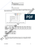 TP1 Mesure de Resistances