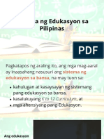 L1 - Sistema NG Edukasyon Sa Pilipinas