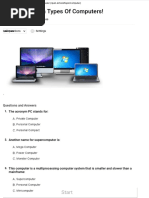 A Trivia Quiz On Types of Computers! - ProProfs Quiz