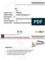 Overview of Construction Contracts - PPT