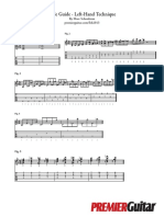 Left Hand Guitar Techniques