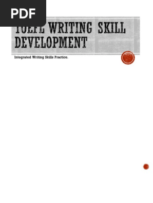 TOEFL Writing Skill Development