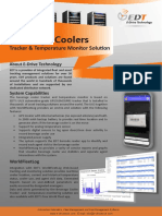 Beverage Coolers: Tracker & Temperature Monitor Solution