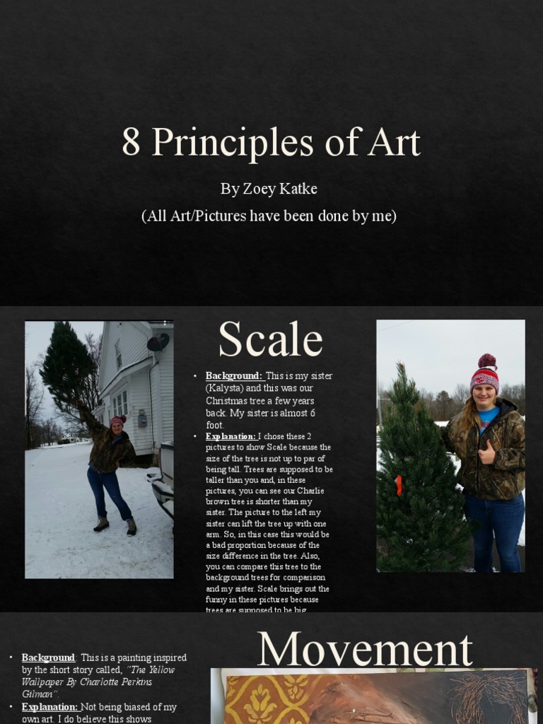 8 Principles of Art by Zoey Katke 1 1 | PDF | Paintings