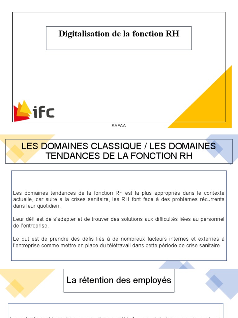 Digitalisation RH | PDF | Gestion des ressources humaines | Recrutement