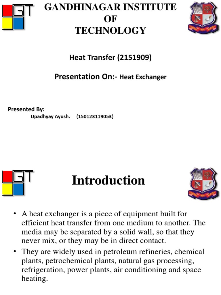 Types and Applications of Heat Exchangers | PDF | Heat Exchanger | Heat ...