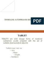 Teknologi & Formulasi Sediaan Padat