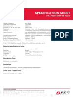 Specification Sheet: CYL-FWC-1860 15 Years