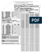 Scoresheet Sample