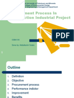 Procurement Process in Construction Industrial Project