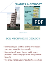 Soil Mechanics Geology (Lecture 1 2019)