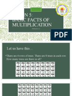 Lesson 5: Basic Facts of Multiplication: Mathematics 4