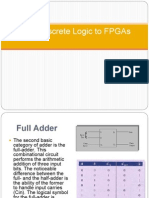 From Discrete Logic To Fpgas