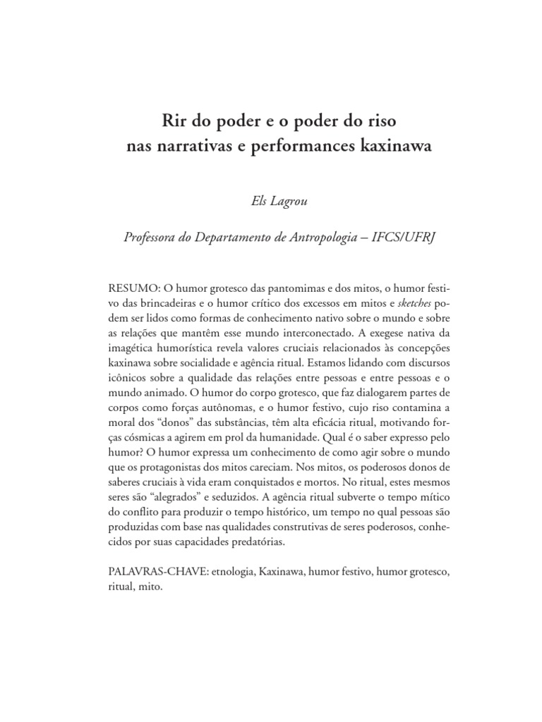 Rir Do Poder e Poder Do Riso | PDF