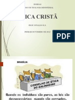 Ética Cristã: conceitos e alternativas éticas