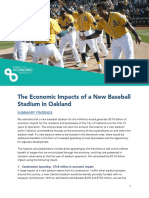 Economic Impact of Oakland Athletics Ballpark at Howard Terminal