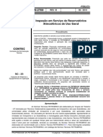 N-2789 Inspeção em Serviços de Reservatórios Atmosféricos de Uso Geral