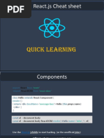 React - Js Cheat Sheet: Quick Learning