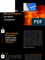 Cronograma de Aquecimento de Perfil Facebook