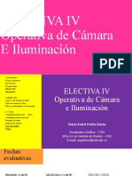 Electiva Iv Operativa de Cámara E Iluminación