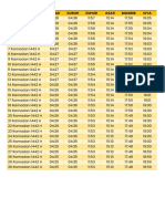 Jadwal Imsakiyah Wilayah Dki Jakarta-Kota Jakarta