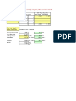 Aluminium Profile Extrusion Calculations Matrix