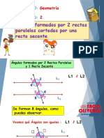 5to Grado Geometría - Semana 3 - Unidad 2 - Ángulos Entre Paralelas Ok