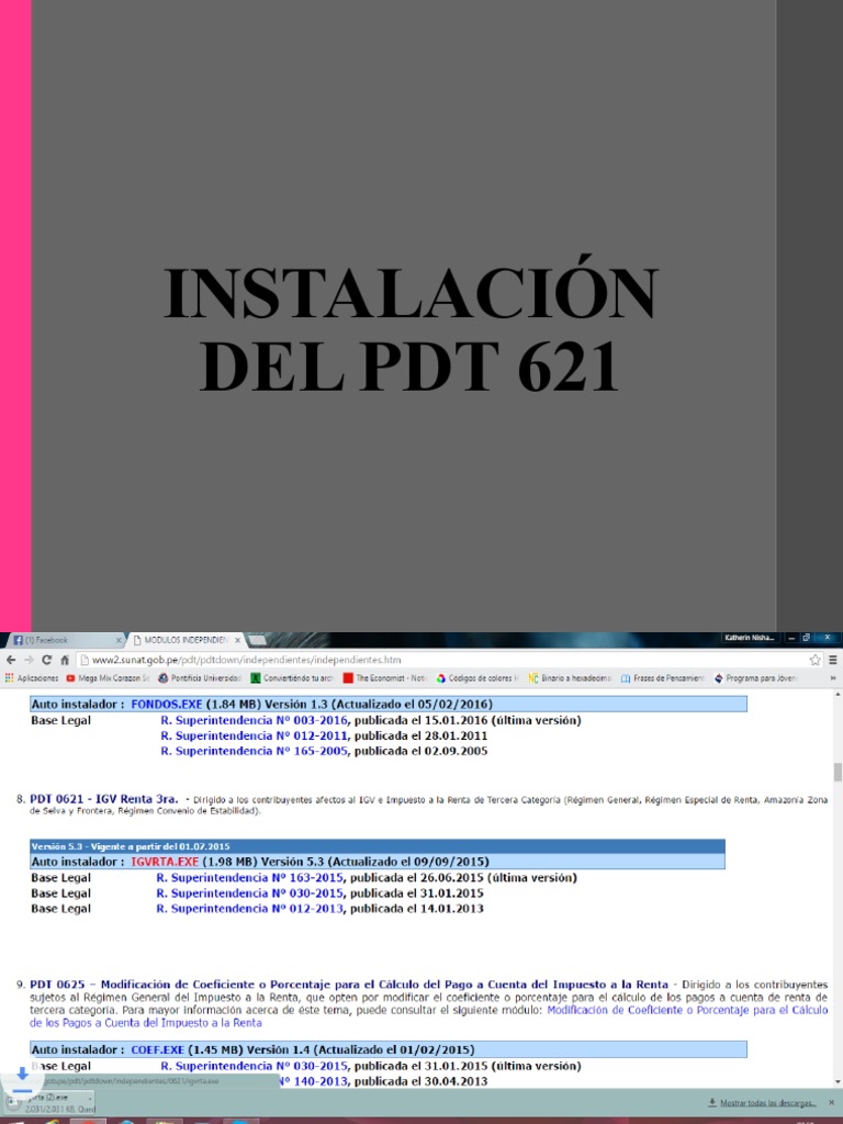 PDT 621 Instalación | PDF