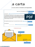 Partes de una carta