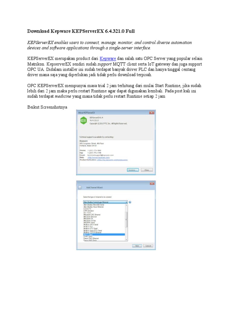 Kepware KEPServerEX 6 | PDF