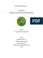 Makalah Ringkasan Perilaku Manusia Dalam Organisasi