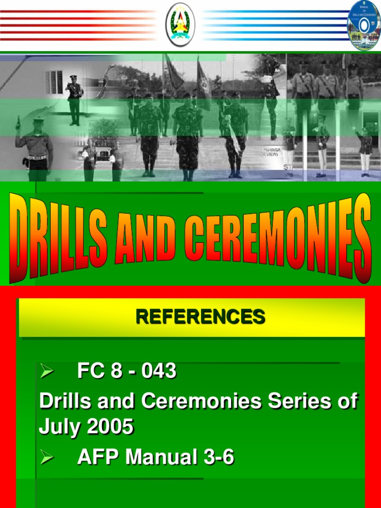 Drills and Ceremonies PDF Platoon Adjutant