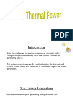 Solar Thermal Power