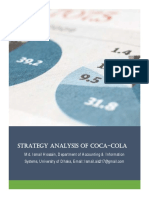 Strategy Analysis of Coca Cola