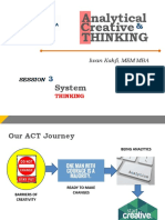 ACT Session 3 - System Thinking