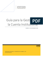 Guia de Gestion de Cuenta Institucional