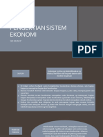 Pengertian Sistem Ekonomi