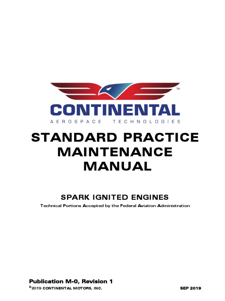 Continental standard practise pdf fuel injection turbocharger