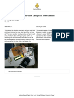 Arduino Based Digital Door Lock Using GSM and Bluetooth: Instructables