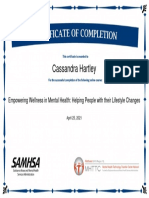 Nwmhttc-Empowering-Wellness Certificate of Completion 1