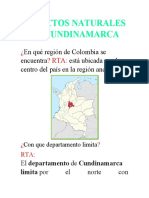 Aspectos Generales de Cundinamarca.