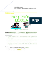 Precisión Léxica - 9