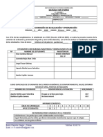 Acta de Comisión de Evaluación y Promoción 2