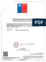 Certificado estudios media H-C Javier Bernal