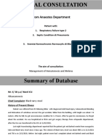 MedCon Template - Melena+DOC+Septic Condition