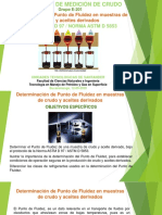 Presentación Power Point Práctica No. 4 Determinación de Punto de Fluidez