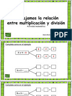Relacion Multiplicacion y Division