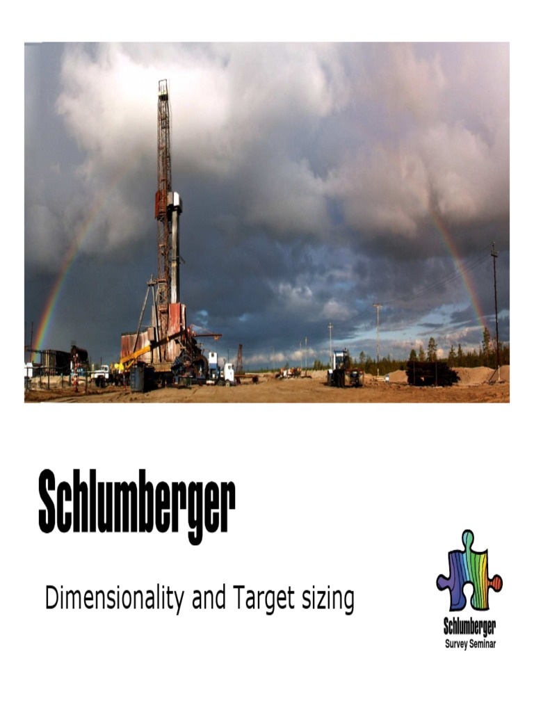Schlumberger Target Sizing Seminar Guide | PDF | Space | Geometry
