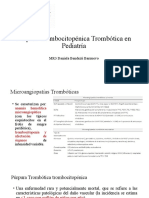 Púrpura Trombocitopénica Trombótica en Pediatría