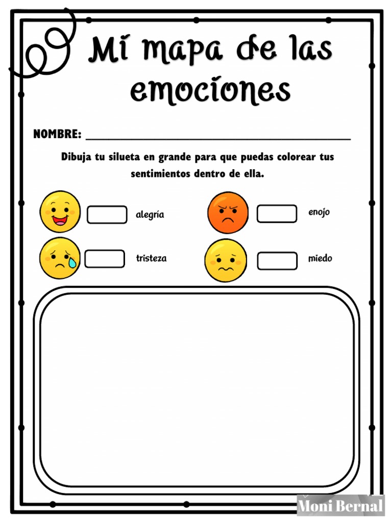 Mi Mapa de Las Emociones | PDF | Arte | Relaciones personales, crianza ...